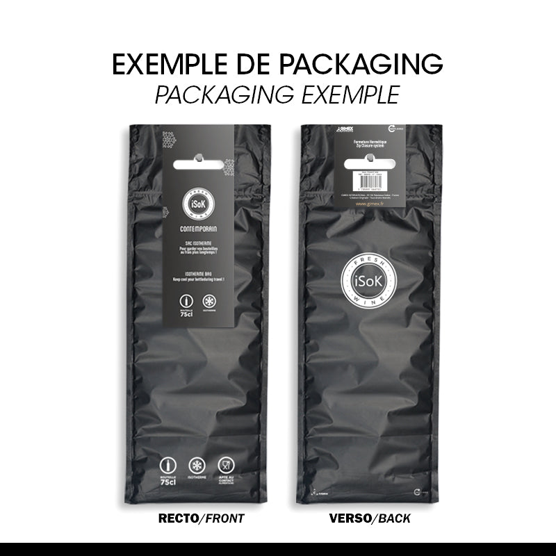 Sac isotherme 1 bouteille ISOK|18,2x47cm|par 100