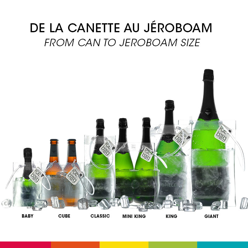 Ice.bag® CUBE | Cooler for 4 cans | 60 per pack