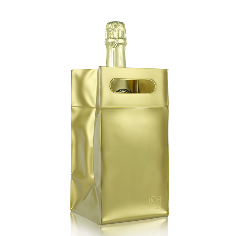 Ice.bag® SQUARE OR|Rafraîchisseur 1 bouteille|par 100