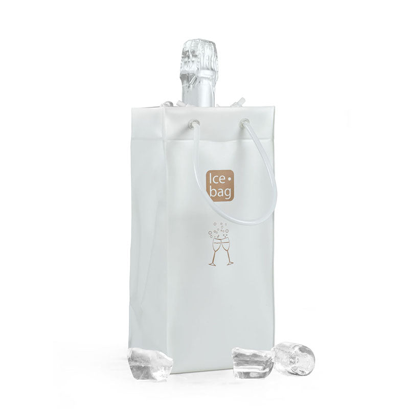 Ice.bag® CLASSIC BLANC|Rafraîchisseur 1 bouteille|par 24