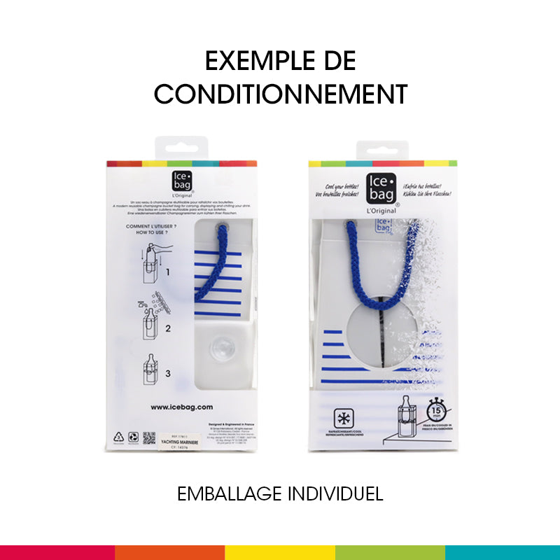 Ice.bag® YACHTING|Rafraîchisseur 1 bouteille|par 24