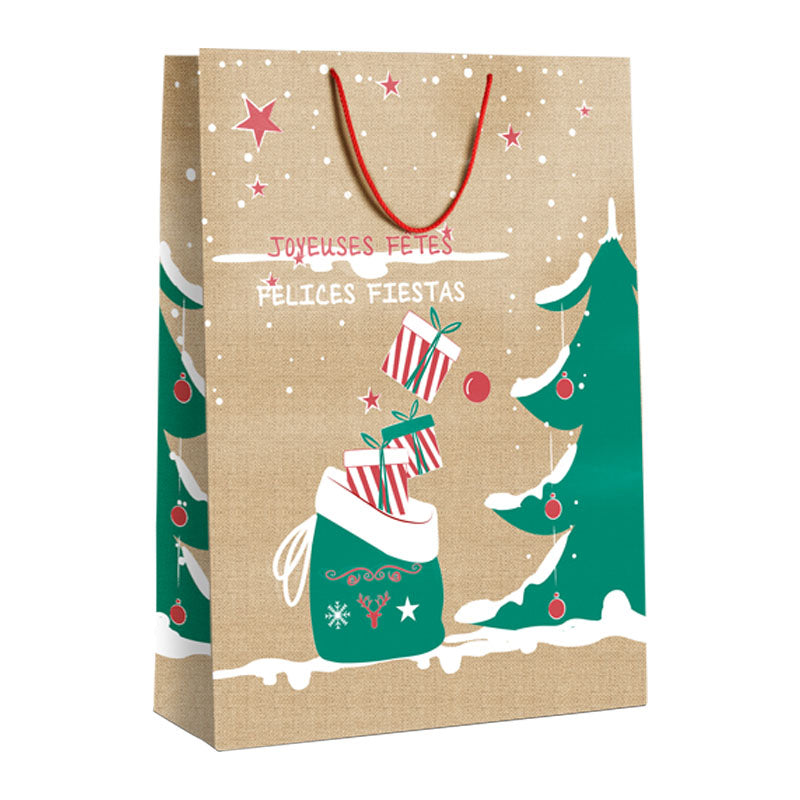 Sac luxe - décor ELIOT GIANT poignées cordelières - 50+18x70 cm par 60