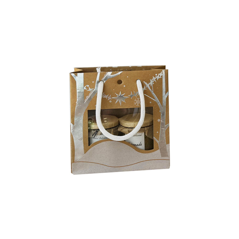 Sac Middle Prince de Fenris II kraft brun poignées cordelières 18+8x19cm par 192