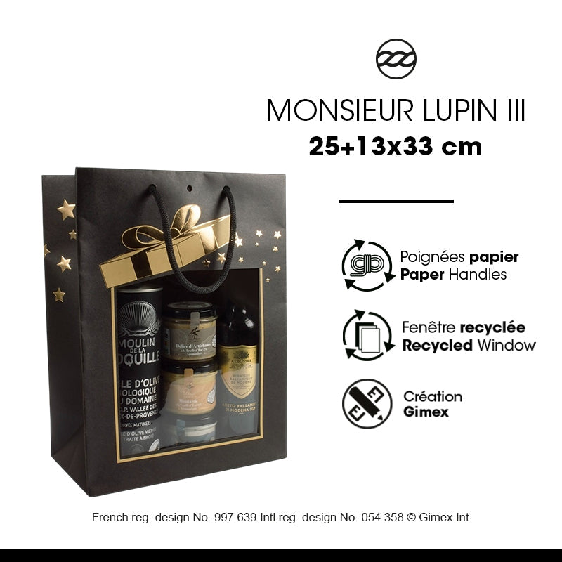 Sac Classic M.Lupin III - K.175g - 25+13x33cm par 100