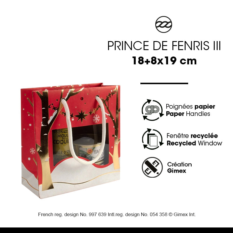 Sac Middle Prince Fenris III - K.170g - 18+8x19cm par 192