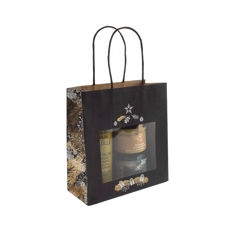 Sac Corben Noir fenêtre - P.Tors K.170g - 18+8x19cm par 192