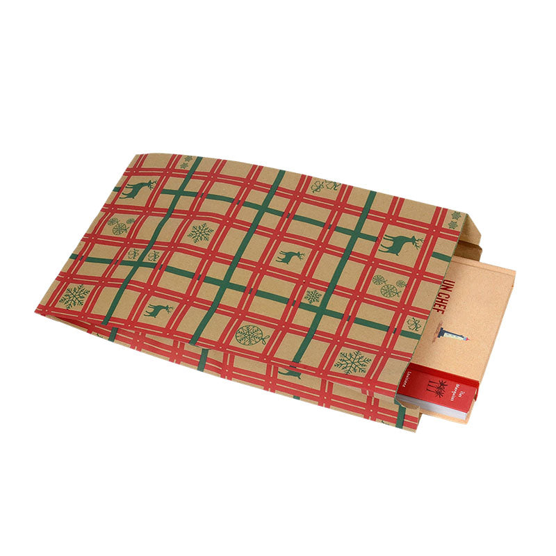 Pochette Cadeau Highlander kraft brun 70gr 19+6x35cm par 1000