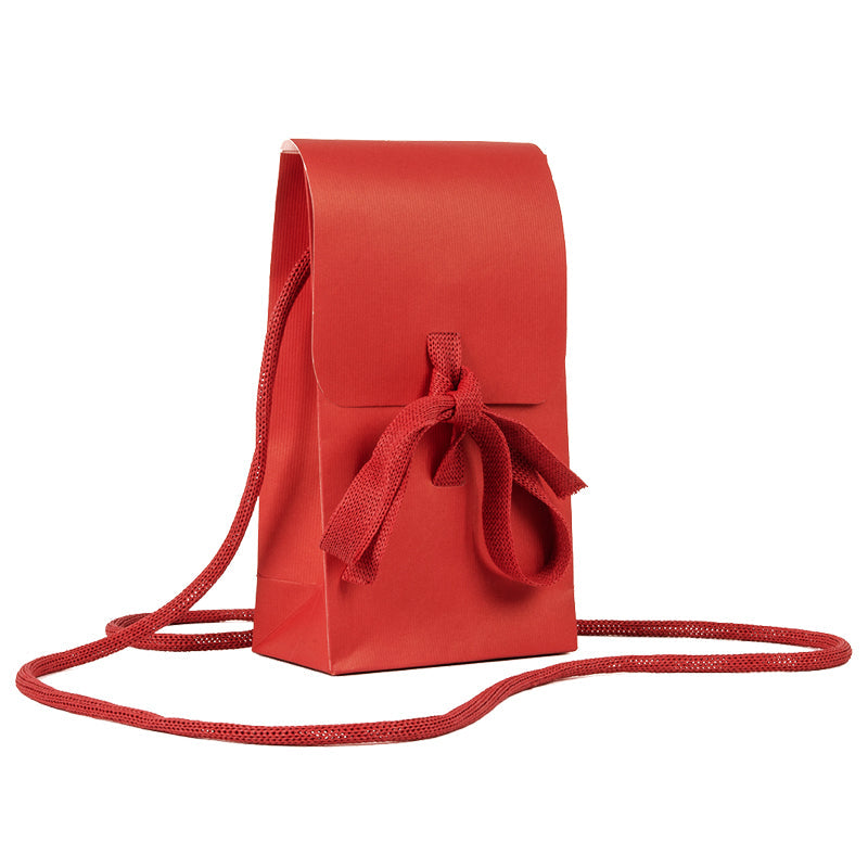 Sac Lady Belle rouge - k. 200g - 11,4+6,4x20cm - 200