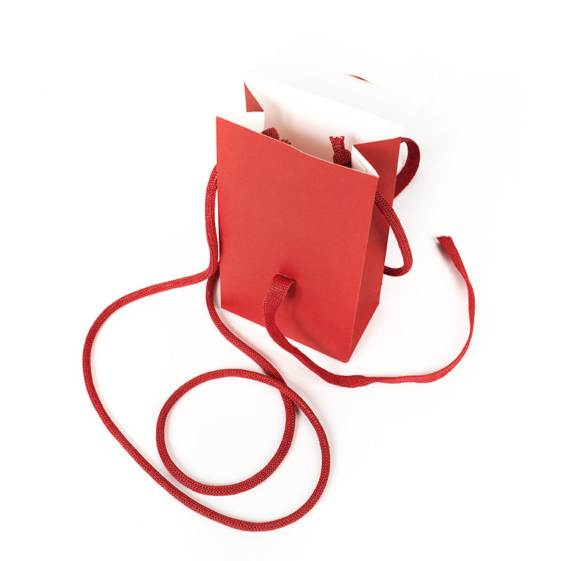 Sac Lady Belle rouge - k. 200g - 11,4+6,4x20cm - 200