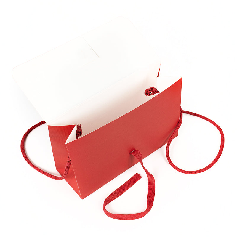 Sac Lady Belle rouge - k. 200g - 25+9x18cm - 200