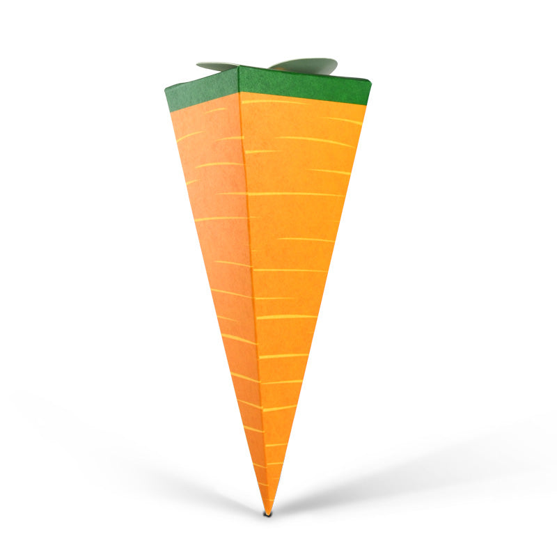 Pochette surprise Carrot kraft blanc 10+10x28cm par 120